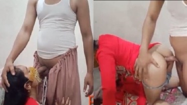 डॉगी स्टाइल में बीवी की चुदाई